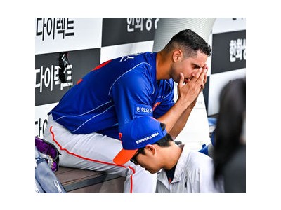 김경문 감독 윌켈 에르난데스와 결별하며 덕담 전해