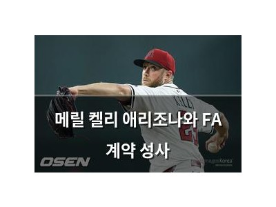메릴 켈리 애리조나와 FA 계약 성사