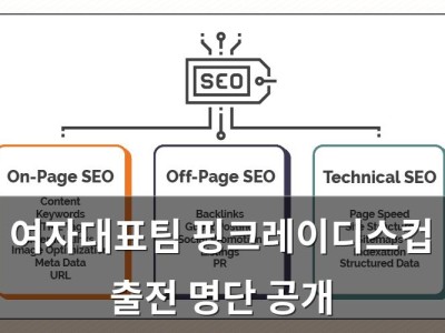 여자대표팀 핑크레이디스컵 출전 명단 공개