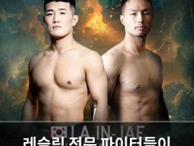 레슬링 전문 파이터들이 타격전에 올인한다고 발표